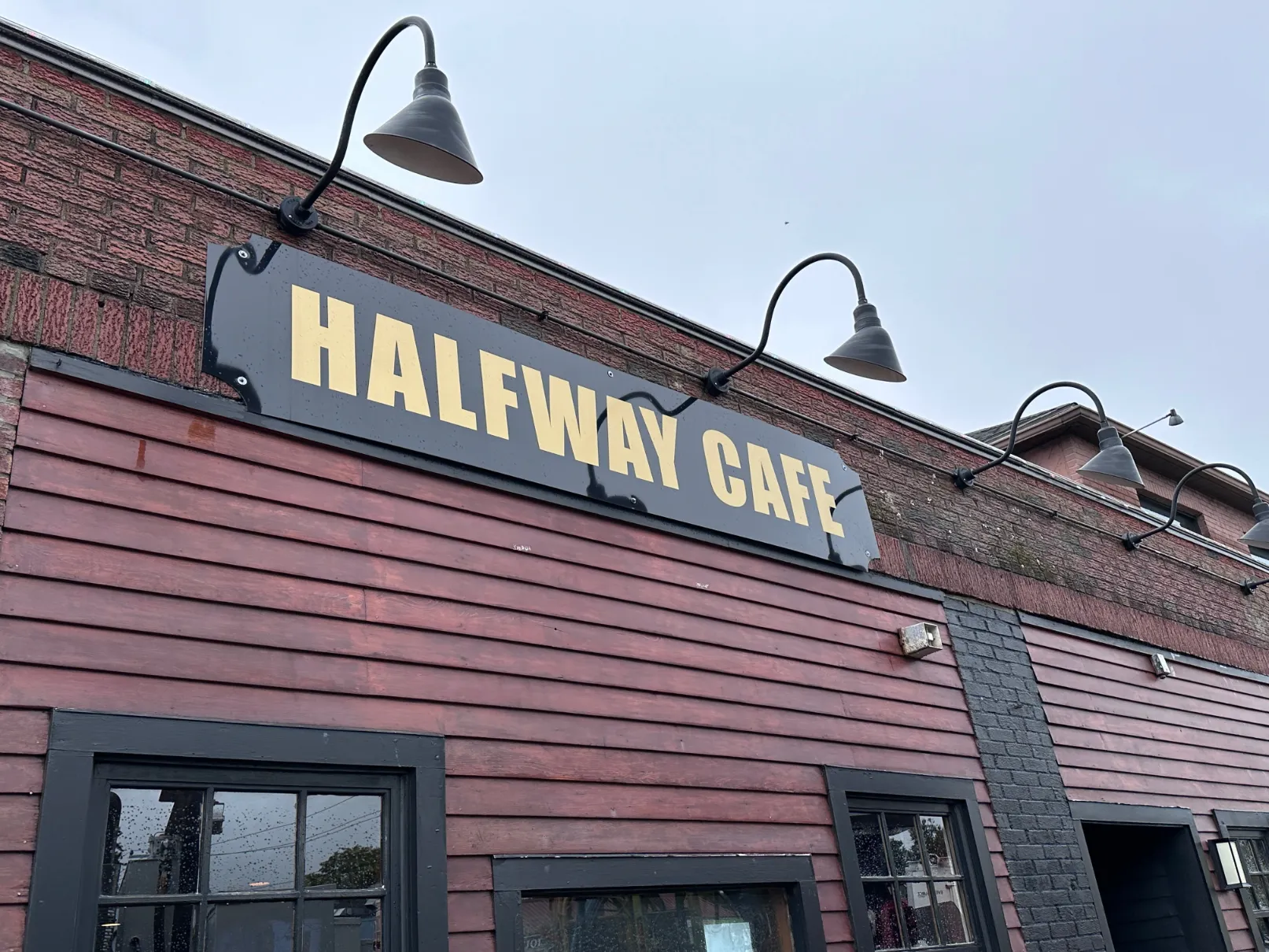 Outside of Halfway Cafe Watertown